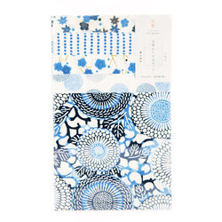 Papier Origami, Papier Japonais Washi - Fleur bleue | Moshi Moshi Paris