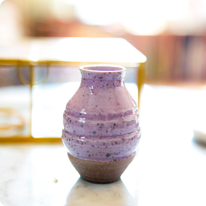 Mini Vase Intérieur Déco - Soliflore, Violet | Moshi Moshi Paris
