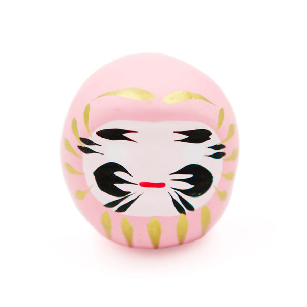 Daruma Rose - Porte Bonheur Voeux | Moshi Moshi Paris Japon