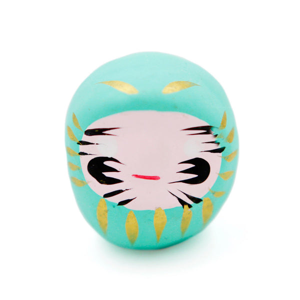 Daruma Vert - Porte Bonheur Vœux | Moshi Moshi Paris Japon