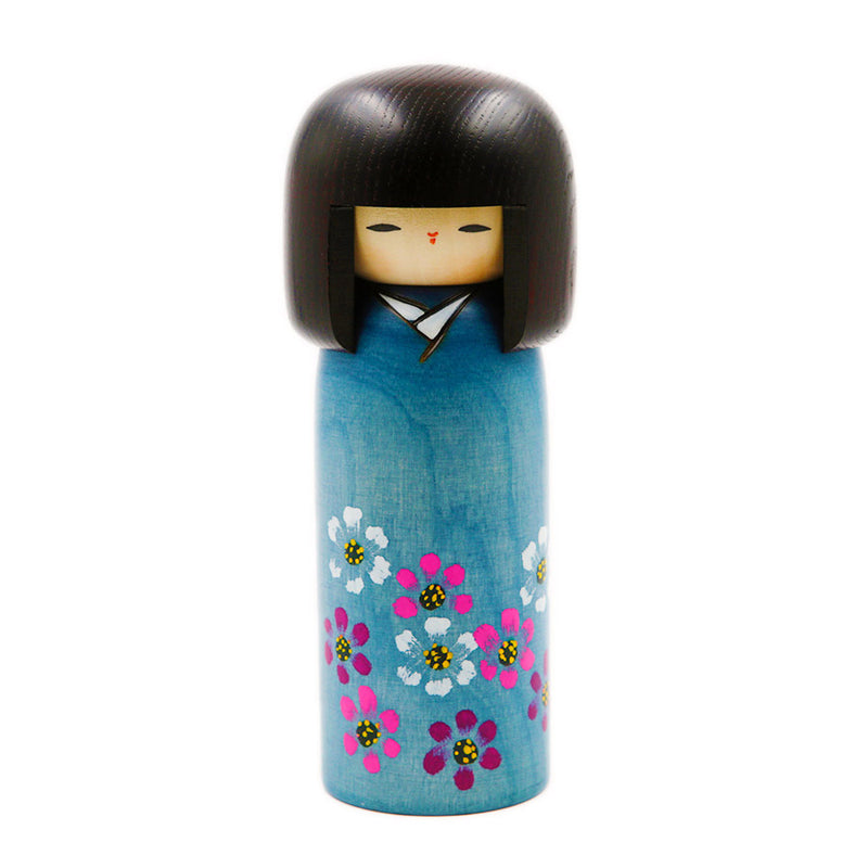 Kokeshi Poupée Japonaise - Fleur  | Moshi Moshi Paris