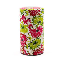 Boite à Thé Japonais - Fleur Rouge Vert | Moshi Moshi Paris