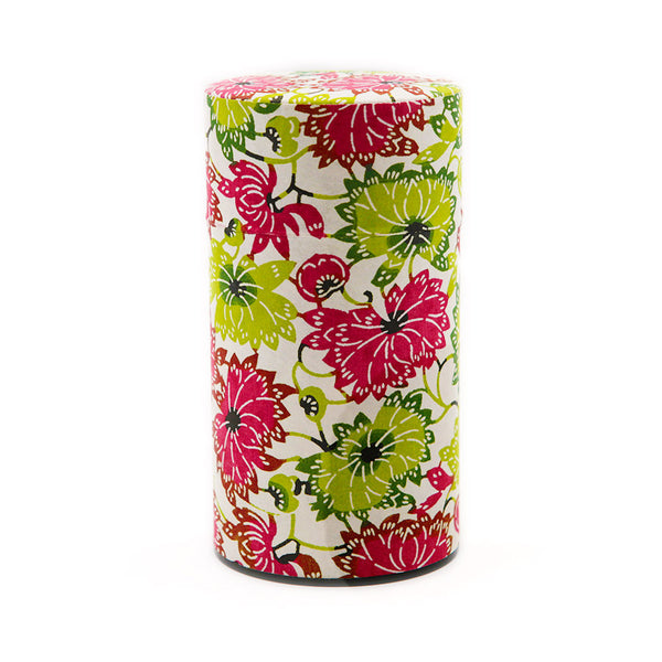 Boite à Thé Japonais - Fleur Rouge Vert | Moshi Moshi Paris