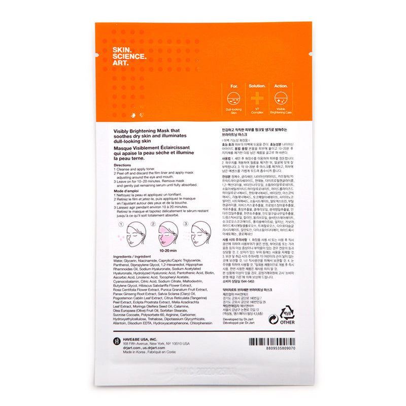 Masque Dr.Jart+ V7 Brightening | Moshi Moshi Paris Séoul