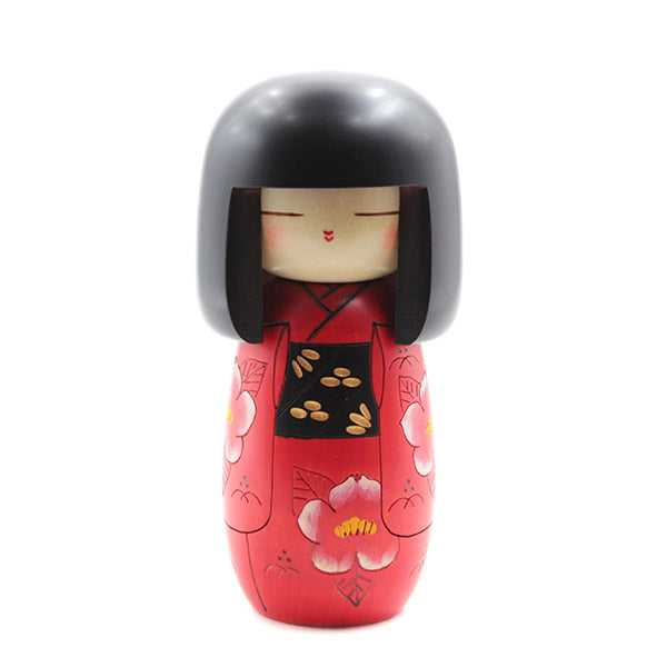 Kokeshi Camélia Rouge, XL