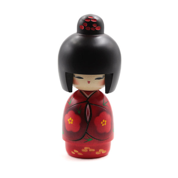 Kokeshi Smile - Fleur Rouge | Moshi Moshi Boutique Paris