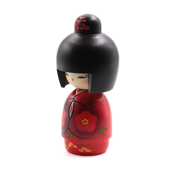 Kokeshi Smile - Fleur Rouge | Moshi Moshi Boutique Paris