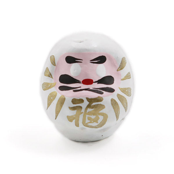 Fuku Daruma Blanc - Porte Bonheur Japonais | Moshi Moshi Paris