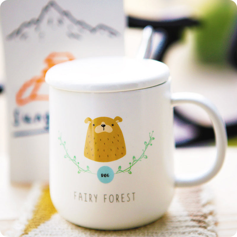 Tasse Fairy Forest Chien Animaux - Design et Kawaii | Moshi Moshi