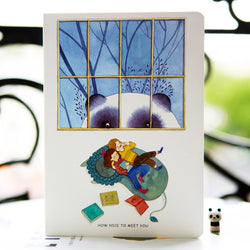 Carnet Kawaii - Notebook Nice Panda Window