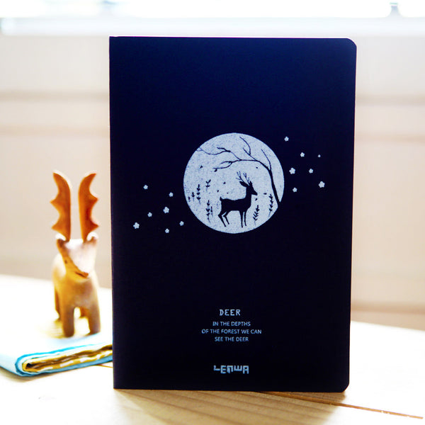 cahier kawaii - cerf 