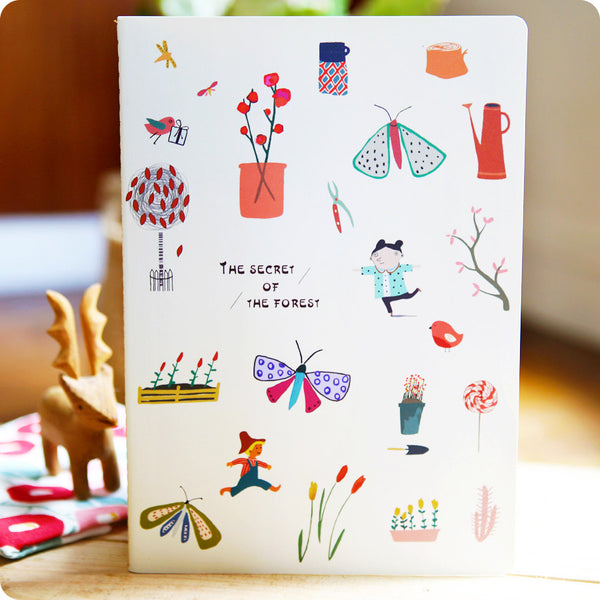 Cahier, notebook La Forêt - Kawaii