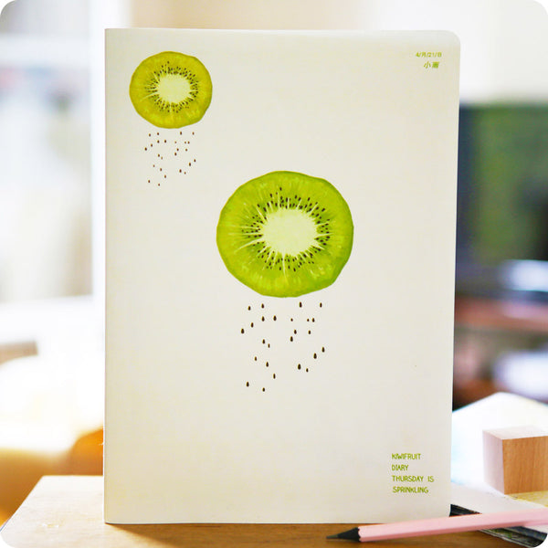 cahier kawaii - Fruit Kiwi | Moshi Moshi Paris Boutique