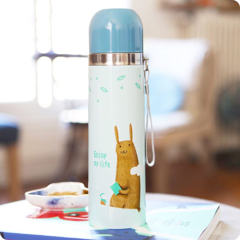 Thermos Leaf Blue - Moshi Moshi