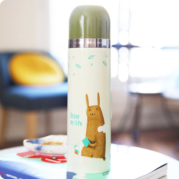 thermos kawaii animaux - lapin ours