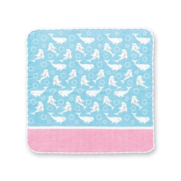 Serviette Japonaise Coton - Dauphin | Moshi Moshi Paris