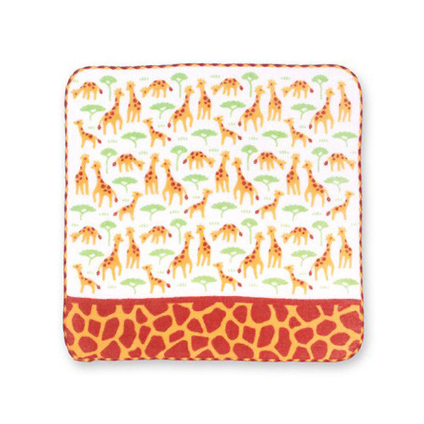Serviette Japonaise Molletonnée Girafe - Moshi Moshi Paris Japon