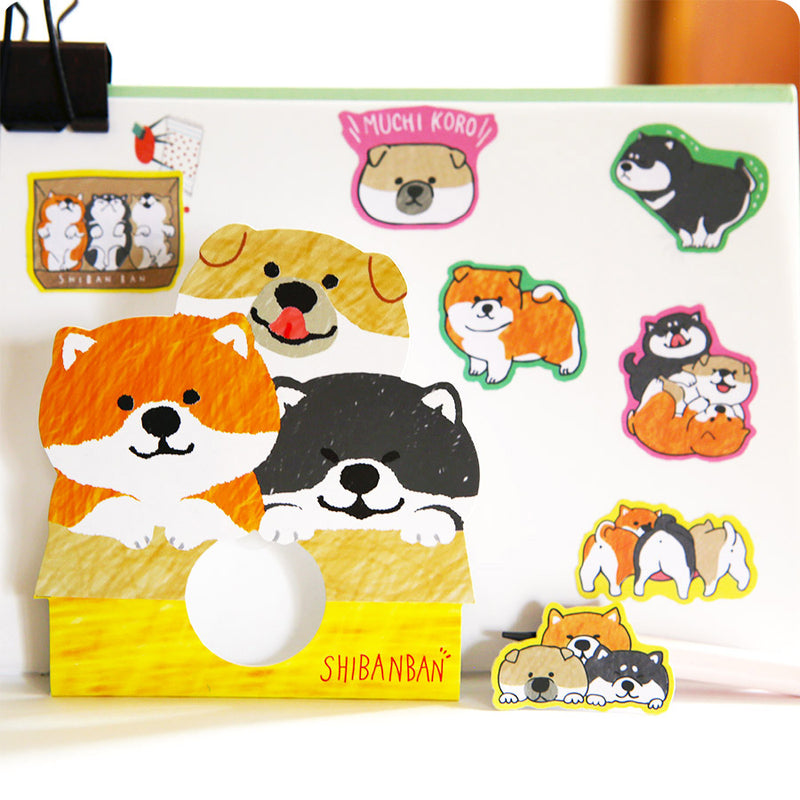 Stickers Box Kawaii Japonais - Baby Shiba | Moshi Moshi Paris
