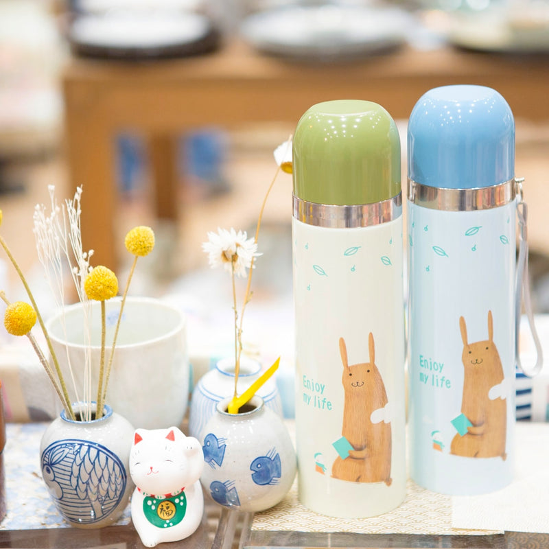 Thermos Leaf Blue - Moshi Moshi