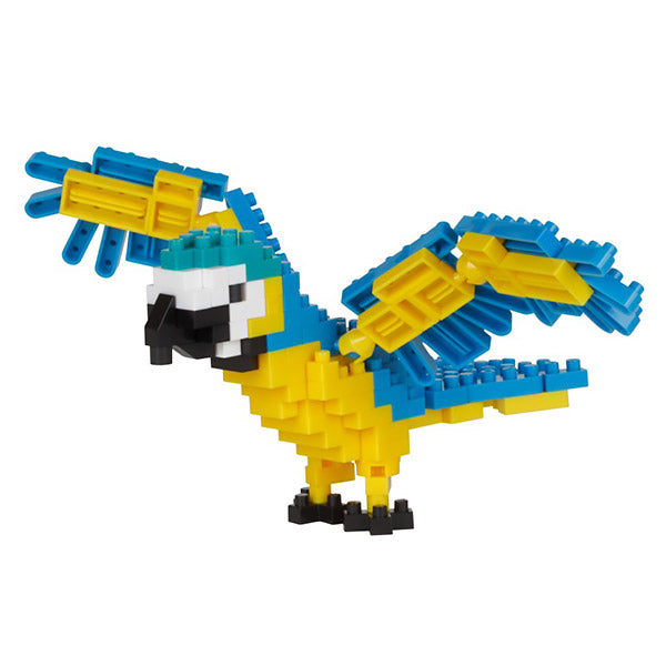 Nanoblock Ara Bleu Et Jaune - Animaux | Moshi Moshi Paris