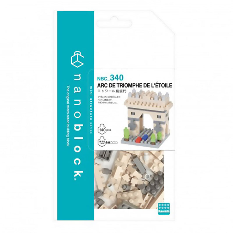 Nanoblock Arc de Triomphe - Paris | Moshi Moshi Boutique Japonaise