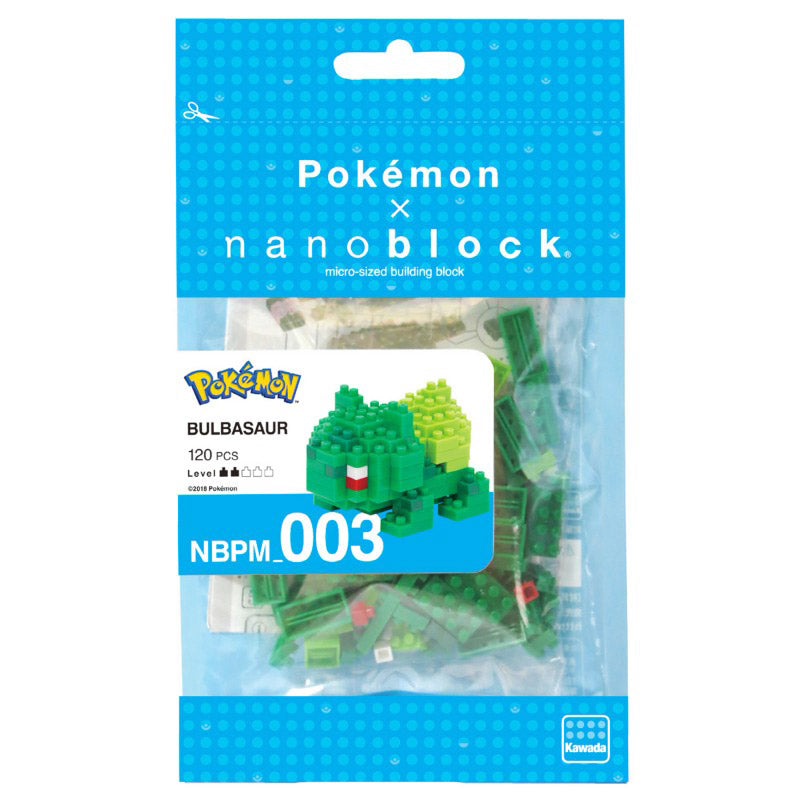 Nanoblock Pokémon Bulbizarre | Moshi Moshi Paris