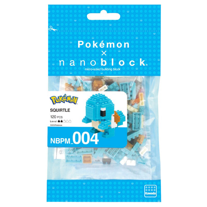 Nanoblock Carapuce Pokemon - Construction lego | Moshi Moshi Paris