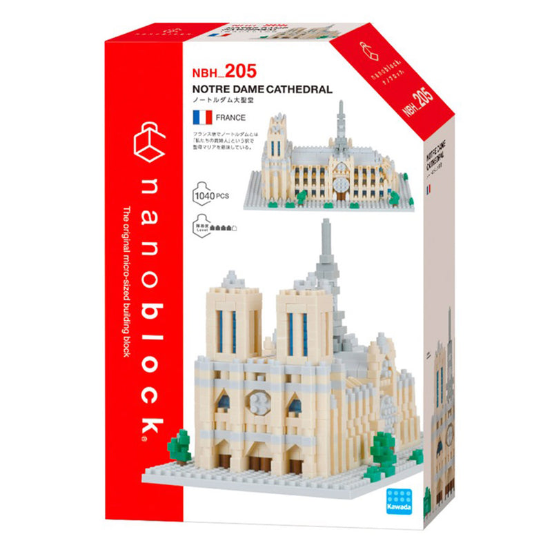  Nanoblock Cathédrale Notre Dame de Paris - Moshi Moshi Paris