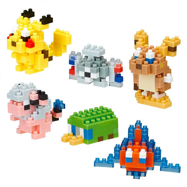Nanoblock - Coffet Cadeau Pokémon Mini Nano, Electrique | Moshi Moshi
