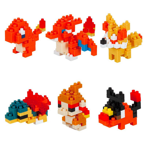 Boite Surprise Mini Nanoblock Pokémon - Feu | Moshi Moshi Paris