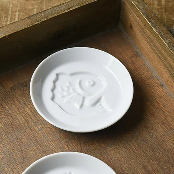 Coupelle Japonaise Sauce Soja - Carpe en relief | Moshi Moshi