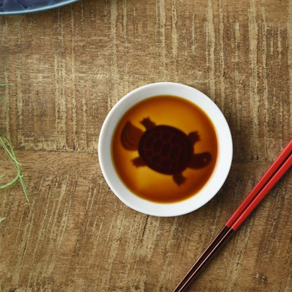 Coupelle Japonaise à Sauce - Tortue Relief | Moshi Moshi