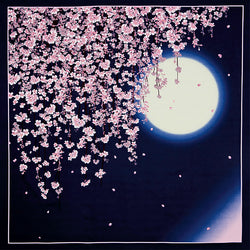 Furoshiki Sakura Moon - Déco Japonaise | Moshi Moshi Paris 1er