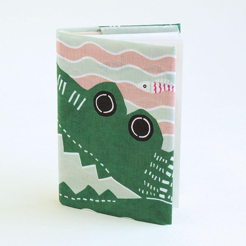 Furoshiki, tissu emballage cadeau, Kata Kata Crocodile rose | Moshi Moshi