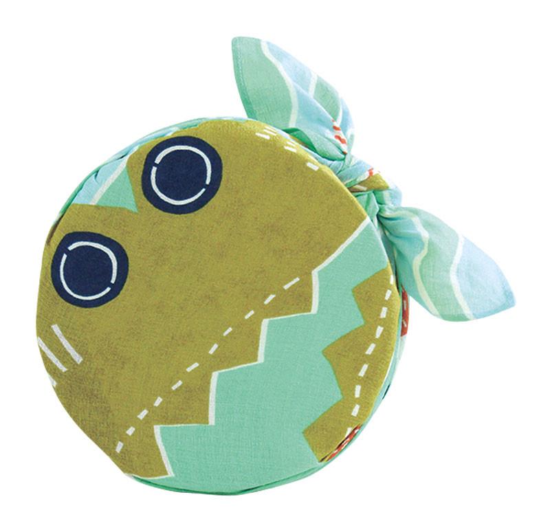 Furoshiki, tissu emballage cadeau, Kata Kata Crocodile Vert | Moshi Moshi