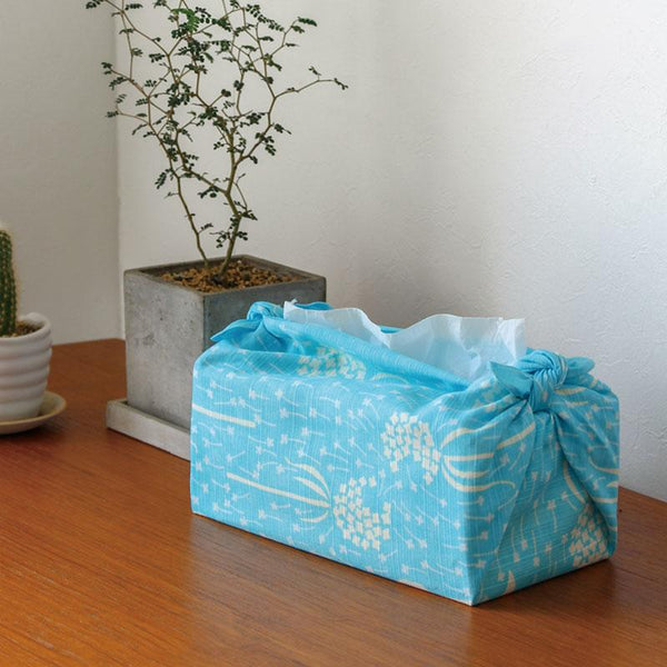 Furoshiki Dandelion Blue, 48x48cm