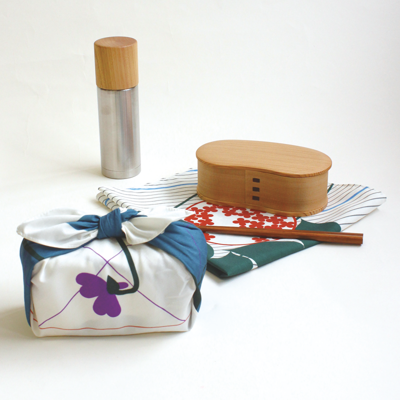 Furoshiki Kigi, Floral carré - marque japonaise | Moshi Moshi