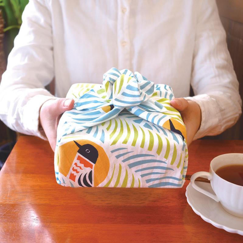 Furoshiki Kata Kata - Chat Oiseau | Moshi Moshi Paris Japan