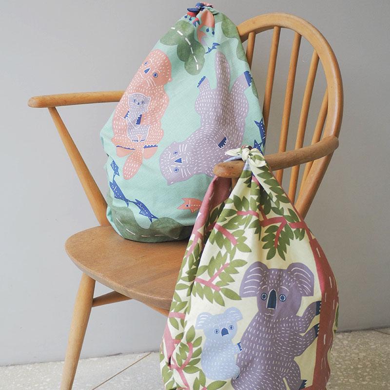 Furoshiki, tissu emballage cadeau, Kata Kata Koala | Moshi Moshi Paris