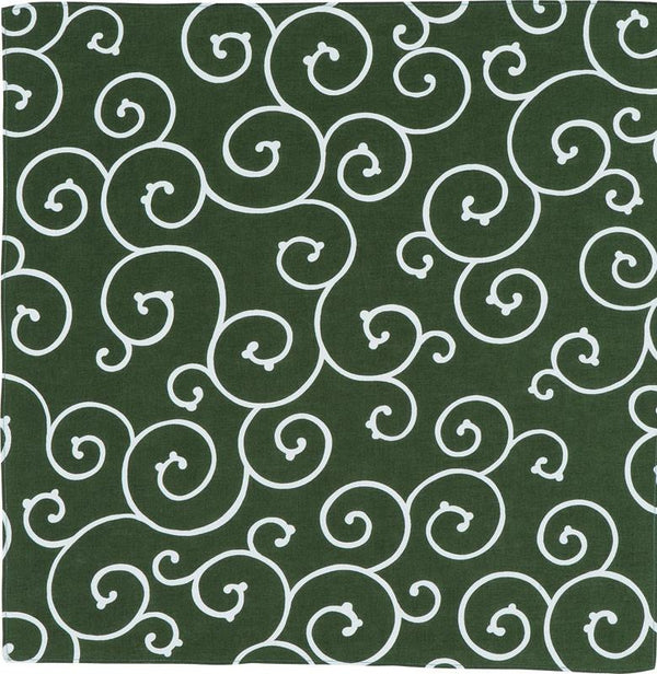 Furoshiki Karakusa Vert - Tissu emballage Cadeaux | Moshi Moshi Paris Japon