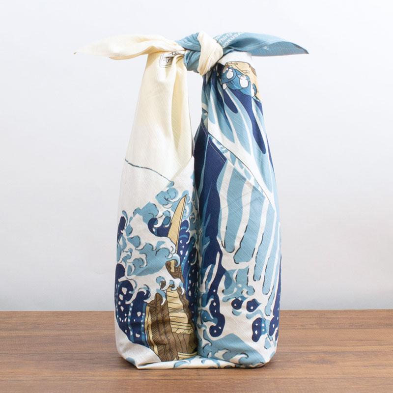 Furoshiki Hokusai - La Grande Vague | Moshi Moshi Paris Japon