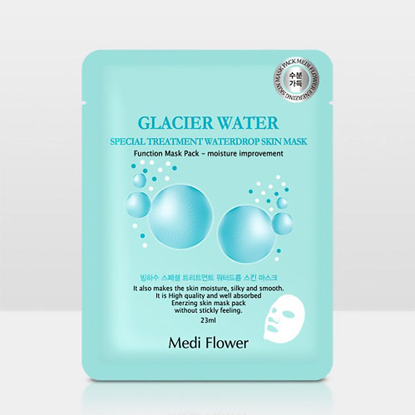 Masque MediFlower  Glacier Water - Soin Visage Coréen | Moshi Moshi Paris