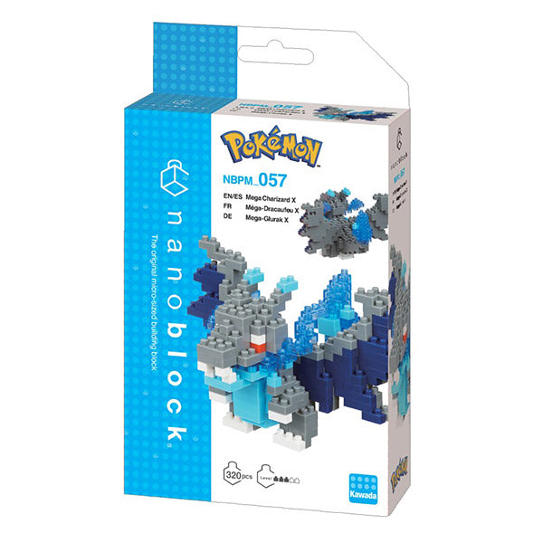 Nanoblock Méga Dracaufeu X - Pokémon | Moshi Moshi Paris