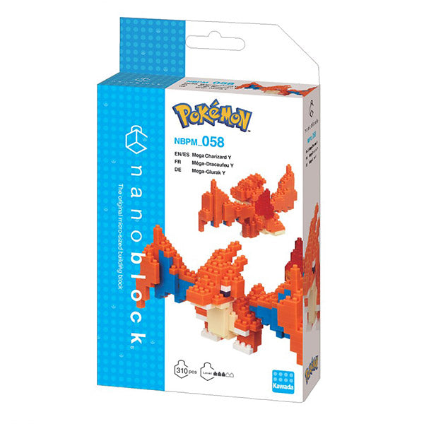 Nanoblock Méga Dracaufeu Y - Pokémon | Moshi Moshi Paris
