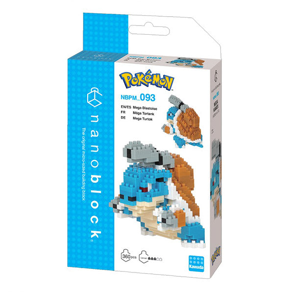 Nanoblock Méga Tortank - Pokémon | Moshi Moshi Paris Japan