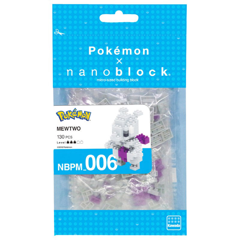 Nanoblock Mewtwo - Pokémon, Jeu de construction ludique et fun | Moshi Moshi Paris