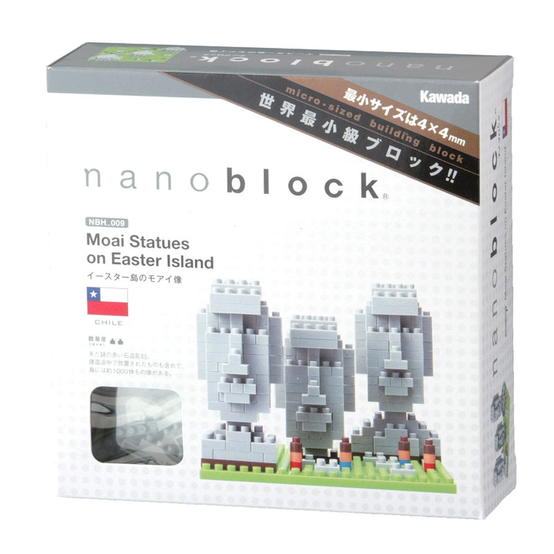 Nanoblock Statue Moai de l'Ile de Pâques - Moshi Moshi Paris