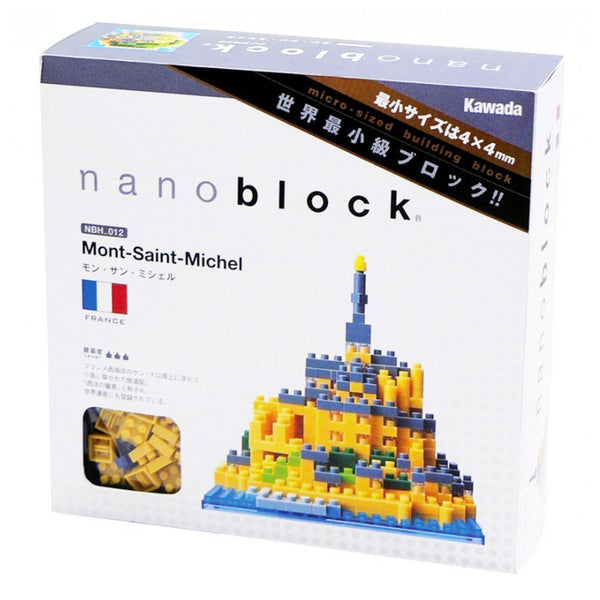 Nanoblock Le Mont Saint-Michel | Moshi Moshi Cadeaux Paris