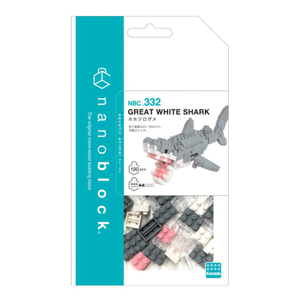 Nanoblock Grand Requin Blanc - Moshi Moshi Paris