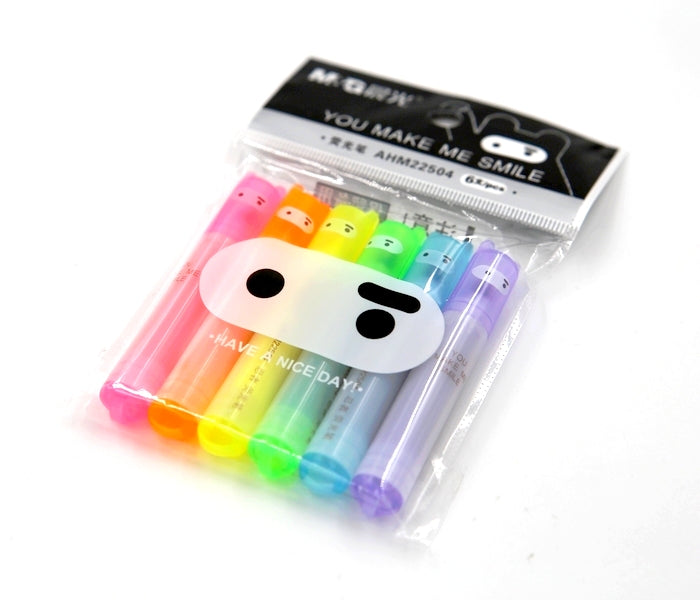 SET SURLIGNEURS 6 COULEURS - NINJA
